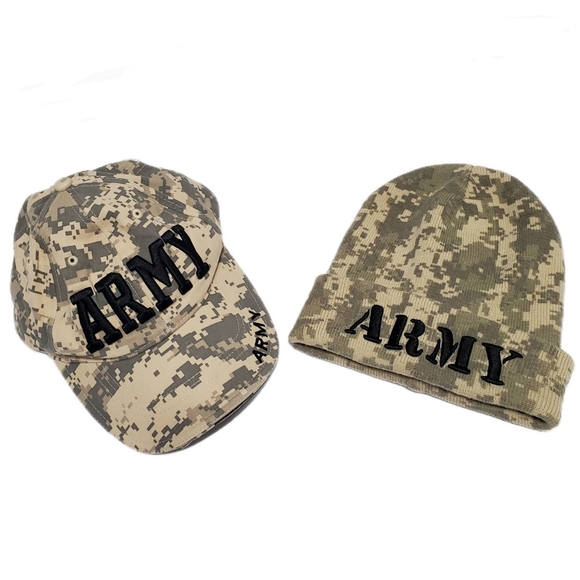 Rothco Bundle Of 2 Digital Camo Hat & Beanie Set - Picture 1 of 7
